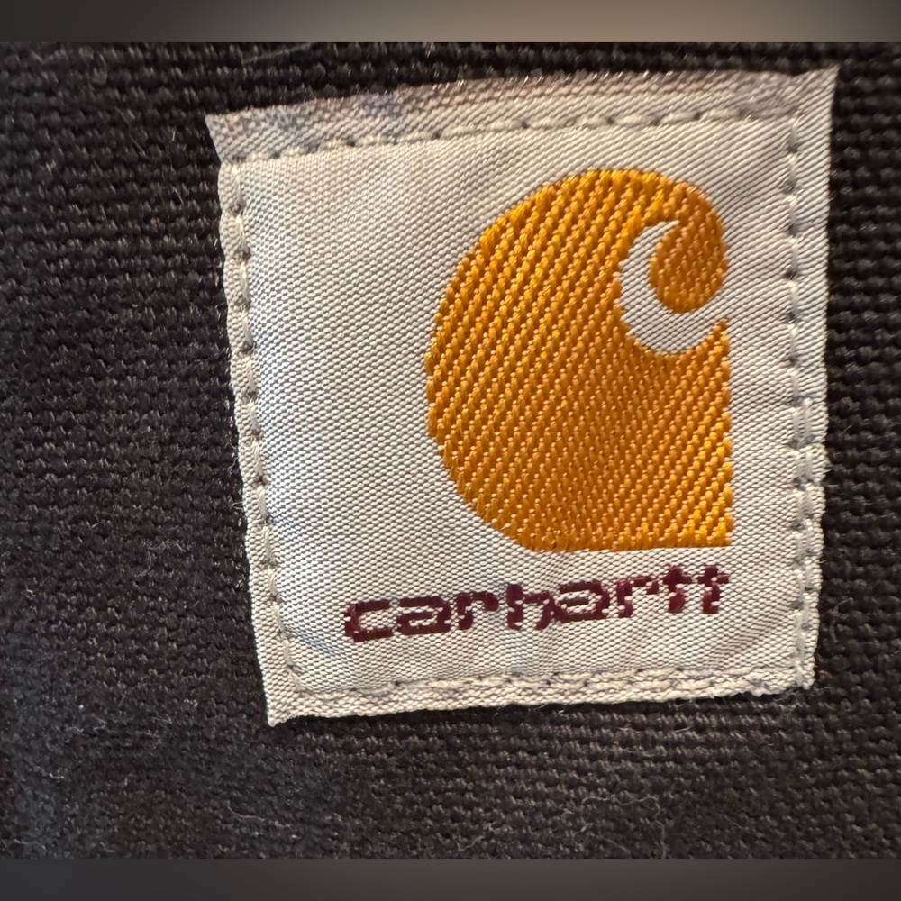 Carhartt Black Jacket with Gold Logo - Picture 2 of 14